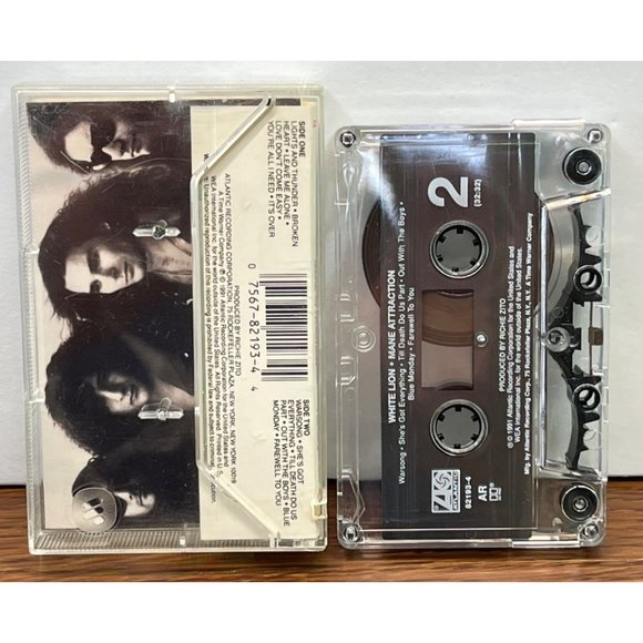 White Lion Mane Attraction Cassette Tape 1991 Metal Glam Rock - Picture 2 of 4